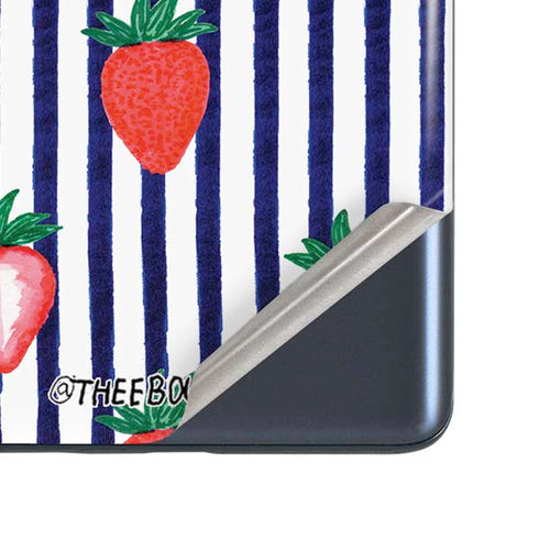 Bouffants and Broken Hearts Strawberries and Stripes Galaxy S20 Fan Edition Skin